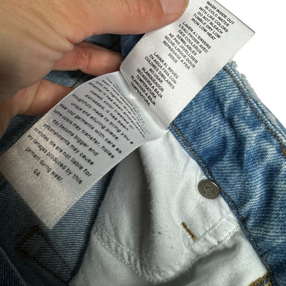 Good American | The Weekender Straight Jean in Blue809 2/26 - Picture 7 of 9